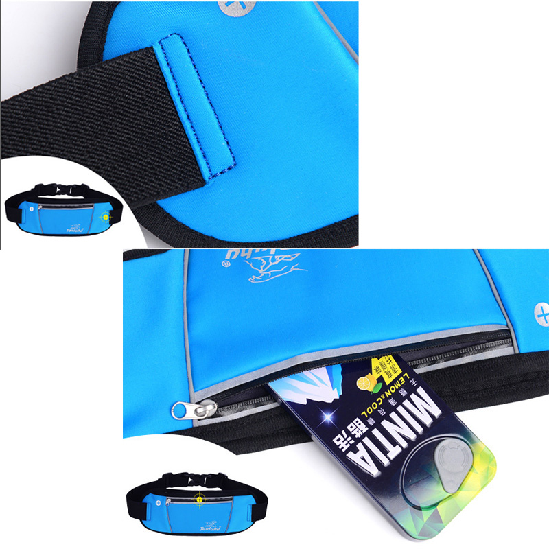 Waterdichte Lopende Heuptas Sport Jogging Outdoor Draagbare Draagbare Sport Fitness Vrouwen Mannen Riem Telefoon Stand Accessoires