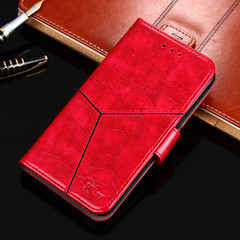 Fundas for Sony Xperia L3 L2 L1 Case Luxury Leather Silicone Cover for Sony L1 L2 L3 Wallet Phone Case Card Slots Stand: for Sony L1 / Red