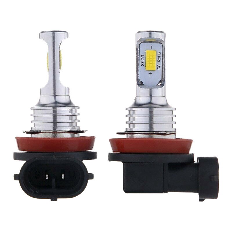 H11 H8 H16 80W 4000LM 3000K Yellow Tech LED Fog Lights Conversion Bulbs Kit