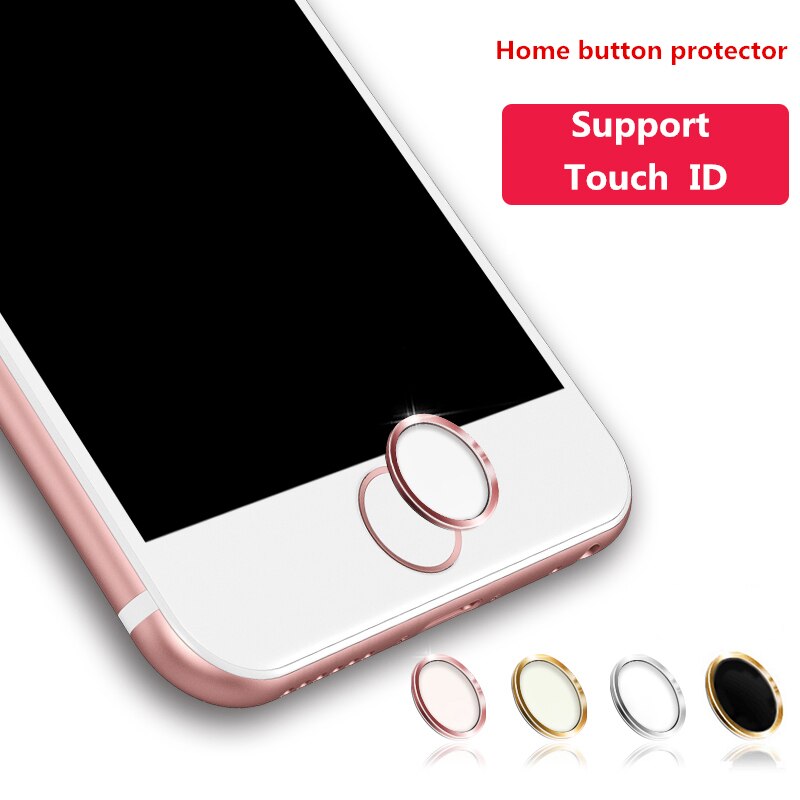 Polymer Material Touch ID Home button Sticker protector keypad keycap for IPhone 5s 6 6s Support Fingerprint Unlock Touch key ID