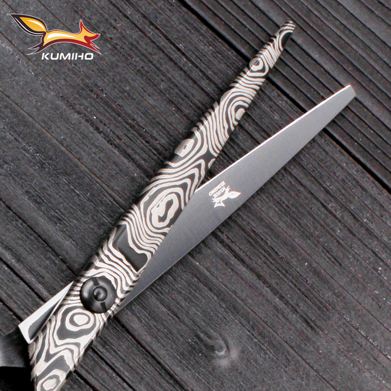 KUMIHO DMS-60 Japanischen edelstahl 440C 6 &quot;haar schere einstellen haar schneiden und ausdünnung schere gute Japan schere