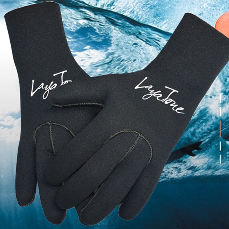 Dykkerhansker 5mm sbr anti-ripe og holde varmen for dykking vinterbading spydfiske kajakkpadling surfe fiskehansker