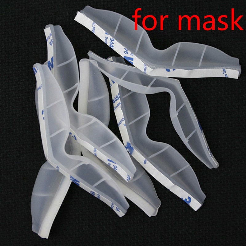5pcs Face Mask Silicone Nose Bridge Increases Breathing Space To Help Breathe Smoothly Anti-fogging Nose Bridge For Mask Glasses