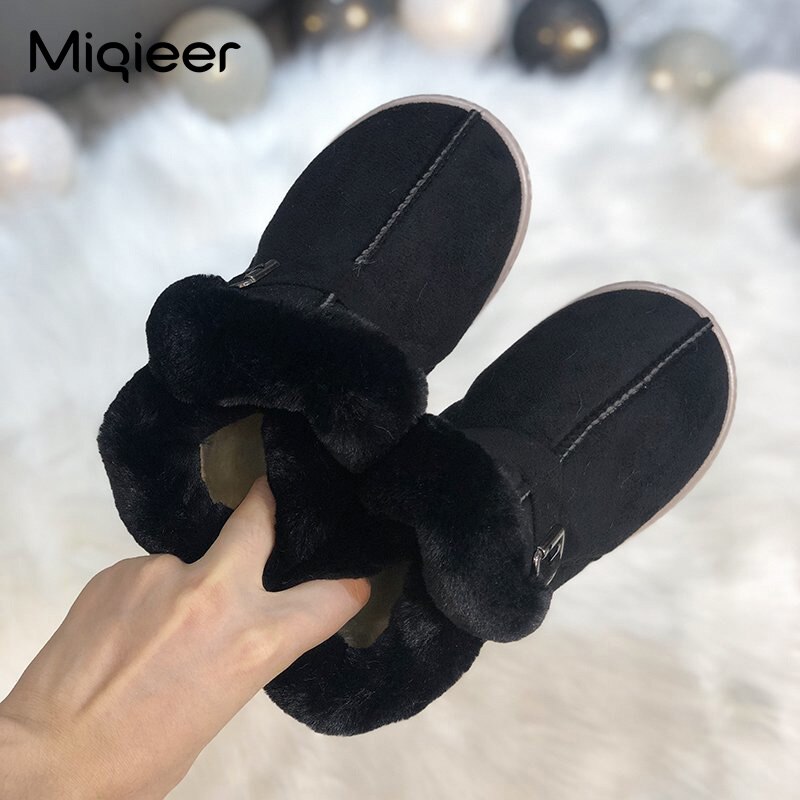 Infant Girls Winter Snow Boots For 1-3 Years Warm Plush Outdoor Flat Walking Shoes Non Slip Princess Little Baby Ankle Boots