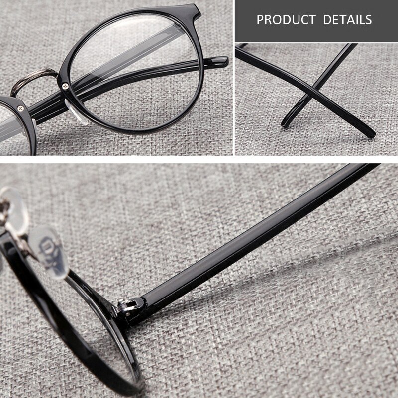 Elbru vintage runda glasögonbågar retro dambågar klar lins glasögonmärke gafas de sol gafas glasögon glasögon