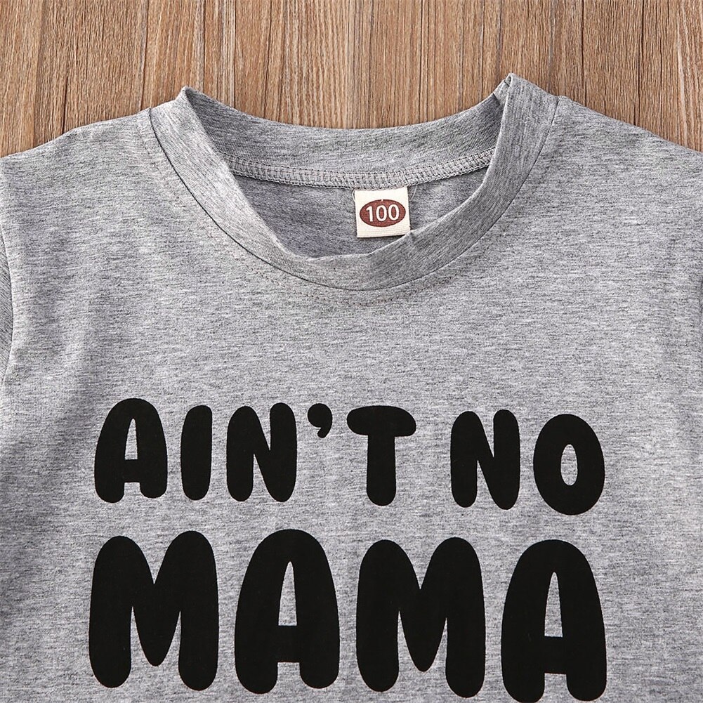Zomer Peuter Baby Boy Meisje T Shirts Tops Brief Print Korte Mouw T-shirt Tops Katoenen Kleding 1-6 jaar