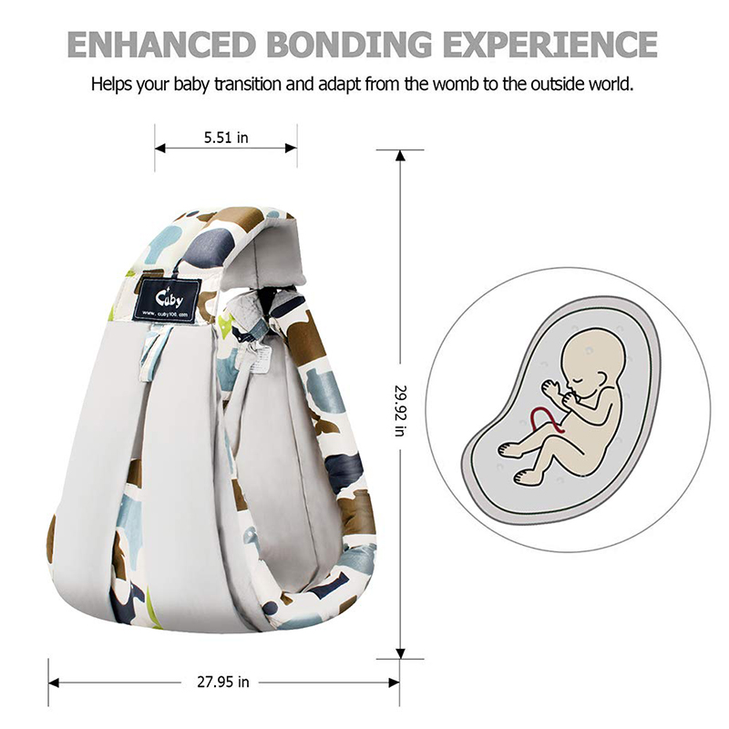 front baby carrier CUBY Baby Sling Baby Wrap Cotton wrap baby Soft Breastfeeding Cartoon animal pattern Ergonomics