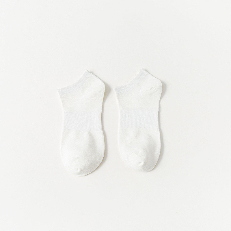 Calcetines de algodón Unisex para hombre y mujer, medias largas de Color liso, en blanco y negro, estilo Harajuku, Hip Hop japonés, para monopatín: White 1