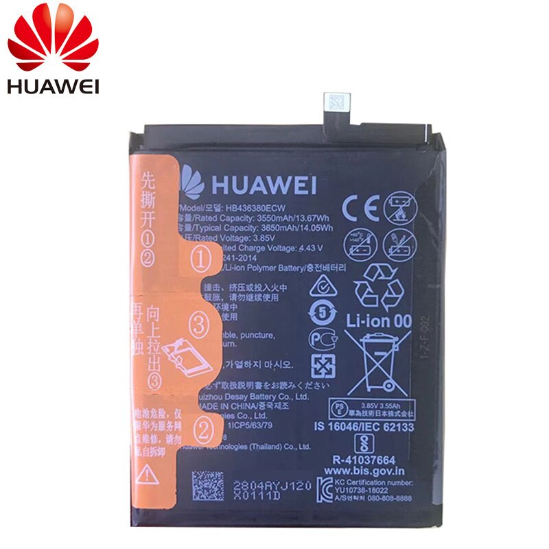 Original Phone Battery For Huawei honor 7C 7A 8 9 9 lite Nova 2 3 4/2i Ascend P10 P20 Huawei P30 P30 Pro Mate 8 9 10 /10 20 Pro