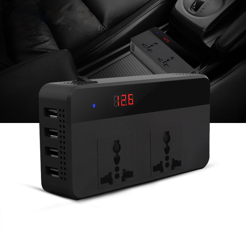 Power Inverter 12 V 220 V 850 W /2000 W convertisseur de tension avec écran LCD 2 USB