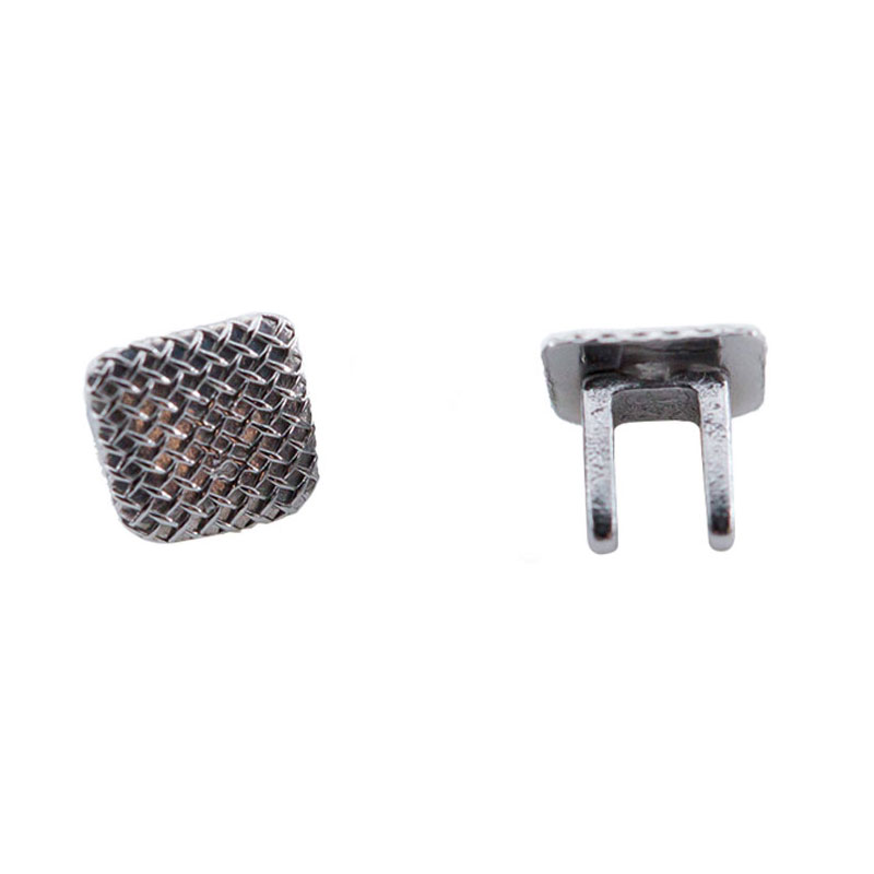 Dentst 50 pièces orthodontie dentaire liaison directe oeillet céramique bouton lingual langue dompteur morsure ouvre-crochet de Traction crochet à sertir: Violet