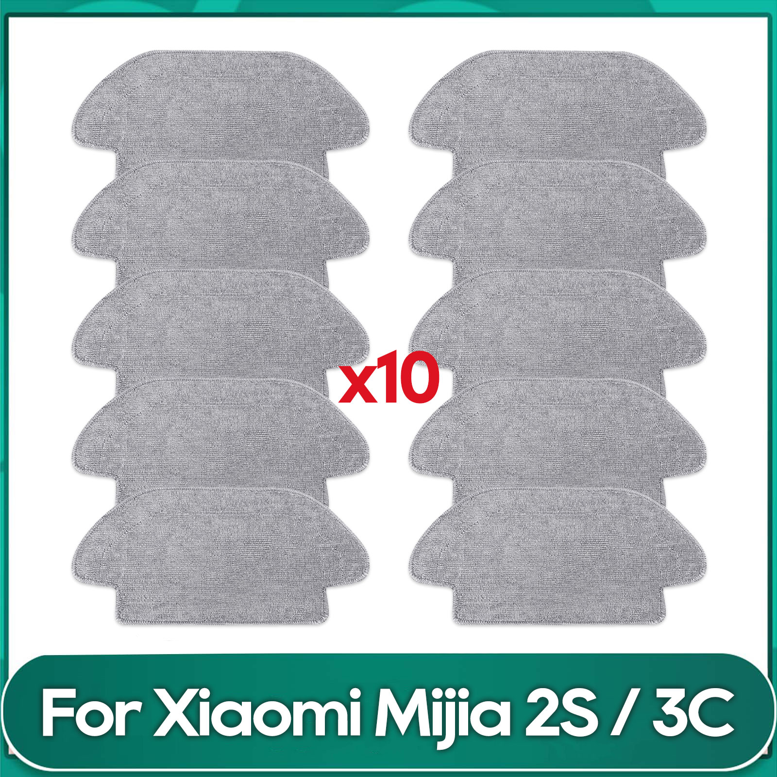 Convient pour Xiaomi Mijia 2S XMSTJQR2S / 3C / Viomi V2 PRO V3 SE / Mi Robot aspirateur-vadrouille Pro STYTJ02YM brosse latérale principale filtre Hepa vadrouille: Orange