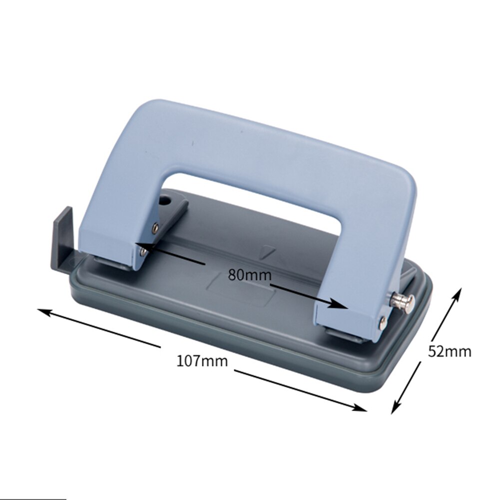 School Office Metal Single Hole Puncher Hand Paper Punch Single Hole Scrapbooking Punches 10 Pages All Metal Materials