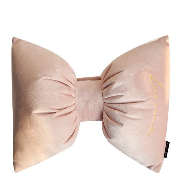 Pretty Solid Boog Kussen Met Vulling/Auto Neck Kussens Home Decor Boog Knoop Rozet Home Decoratieve Kussen Binnen Innerlijke 1 Stuk: 15