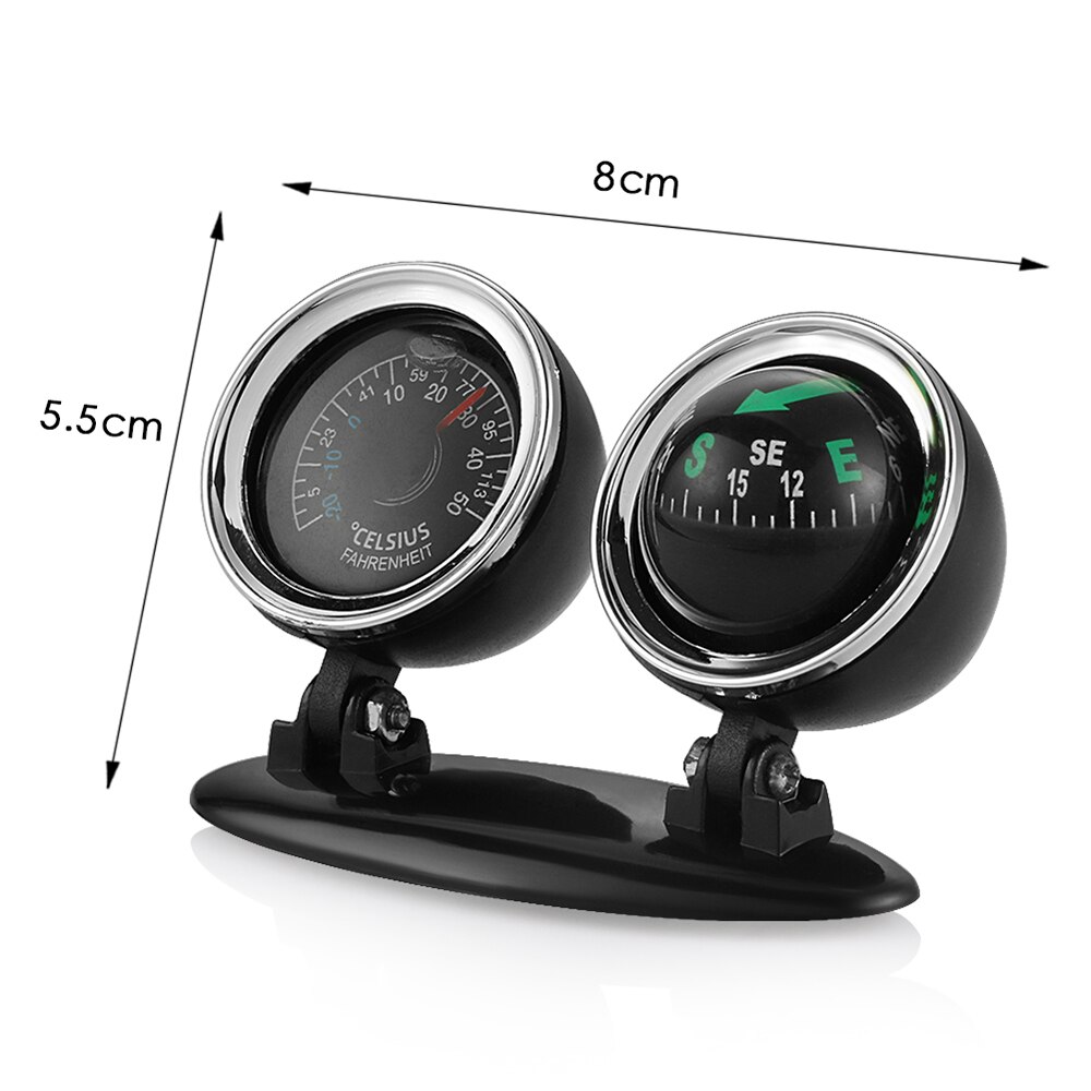 Boussole De Navigation Pour Tableau De Bord Voiture - Décoration Automobile Avec Induction Magnétique