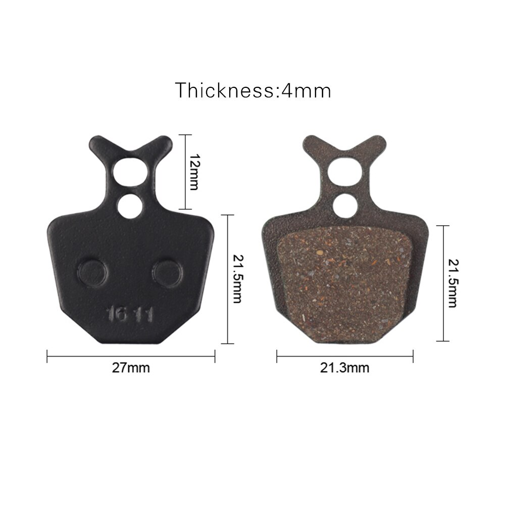 Pair of Bicycle Resin Disc Brake Pads Disc Friction Plate Accessories of Bike Bicycle Brake Pads