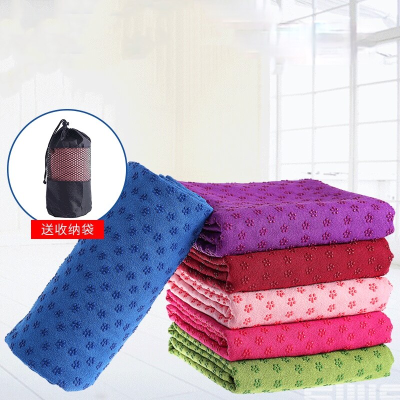 Yoga Mat Antislip Handdoek Pvc Deeltjes Pruimenbloesem Stippen Te Absorberen Zweet Beschikbaar In Meerdere Kleuren Yoga Handdoek fitness Acces