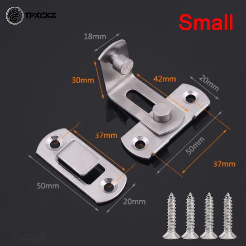 90 Degree Right Angle Door Latch Buckles Curved Bending Latch Bolts Sliding Lock