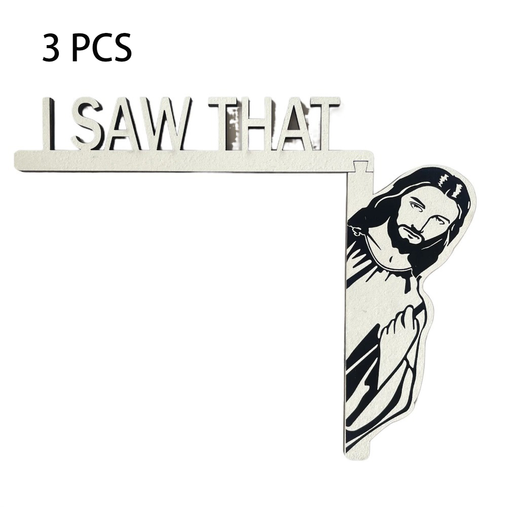 3 szt. Śmieszne drewniane ozdoby robić ramy drzwi, dekoracja narożnika drzwi, znak na drewniane drzwi, dekoracja sceny, dekoracja domu, biura: Ciemny Zielony