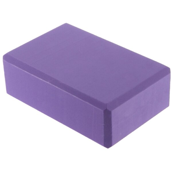 Yogablock Schaumstoff - 23x15x8cm - Schaumstoff & EVA - Fitness Übungstool: Lila