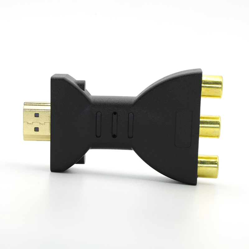 1 stks HDMI naar AV Adapter Kabel 3RCA Lotus Hoofd Rood Wit Geel/Rood Blauw Groen Converter HDMI naar Audio Video Adapter