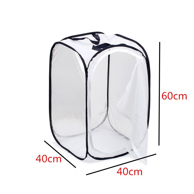 40X40X60cm Foldable Praying Mantis Stick Insect Butterfly Cage Housing Insect Breeding Chameleon Cages Net Cloth Butterfly Net