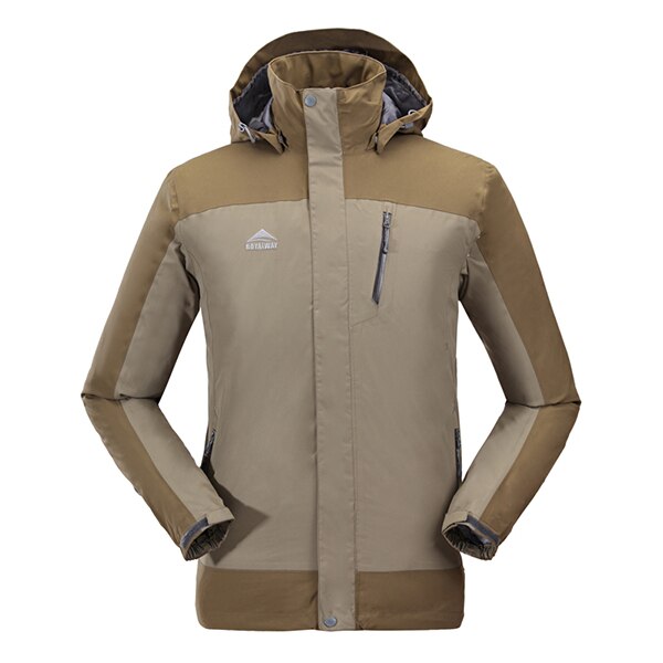 ROYALWAY Mens Hooded Windbreaker Waterproof Quick Drying Outdoor Travel Windproof Jackets Male ROM3137CS