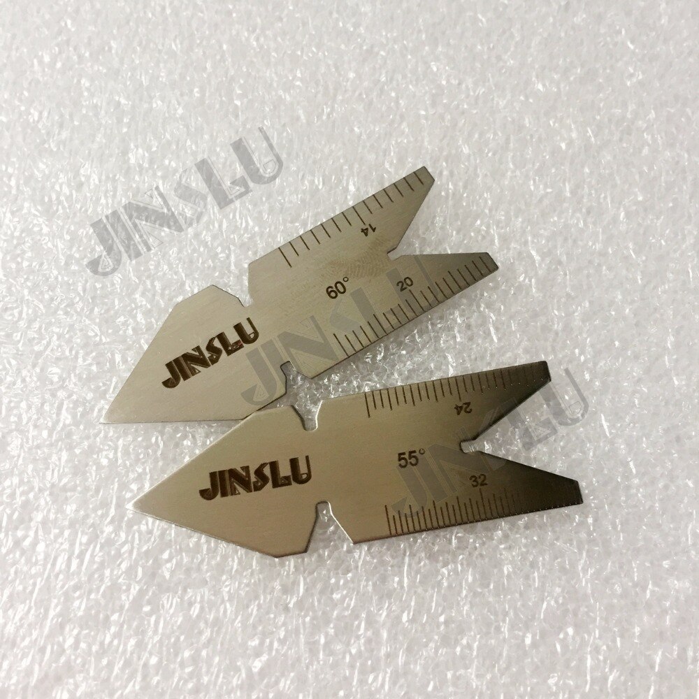 Rib gauge 60 angle welding gauge 1PCS & 55 angle w... – Grandado