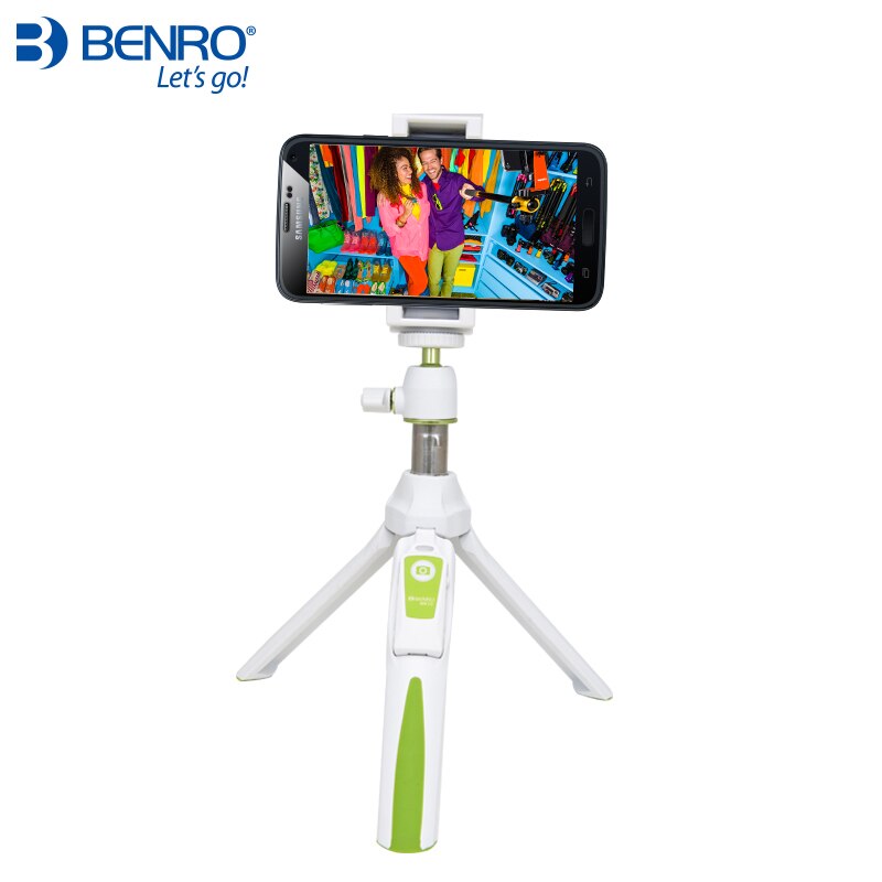 Benro MK10 Desktop 4 in 1 Erweiterbar Selfie Stick Live Halter Bluetooth Fernbedienung Für IPhone GoPro Huiwei MI Telefon: White MK10