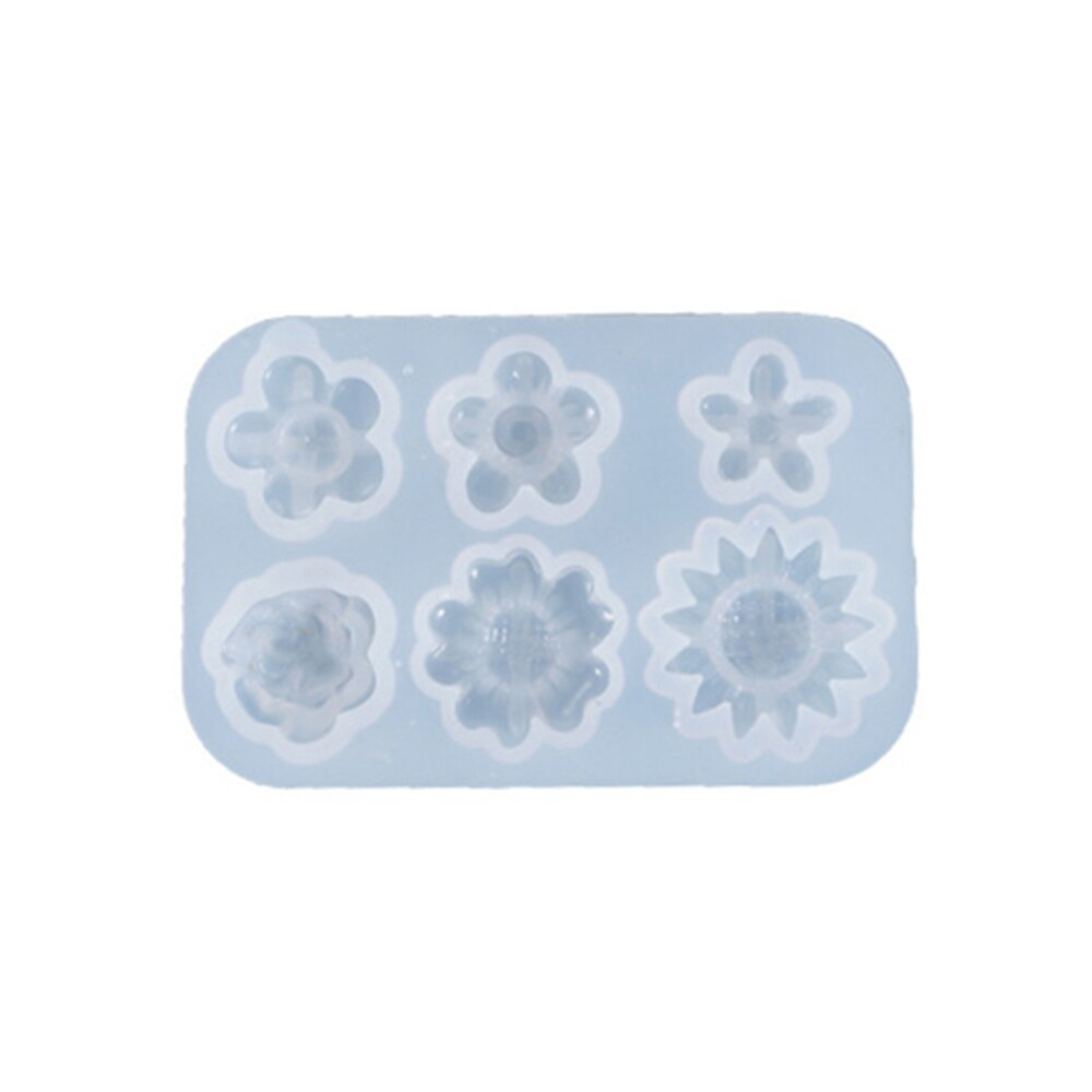 DIY Craft Epoxy Resin Mold Handmade Mini Daisy Flower Silicone Mould Making Tool UV Jewelry Ornament Casting Molds: 02
