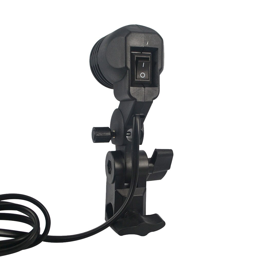 Photo Bulb Holder Studio Video Light EU Plug Photographic Reinforced nylon Easy set up