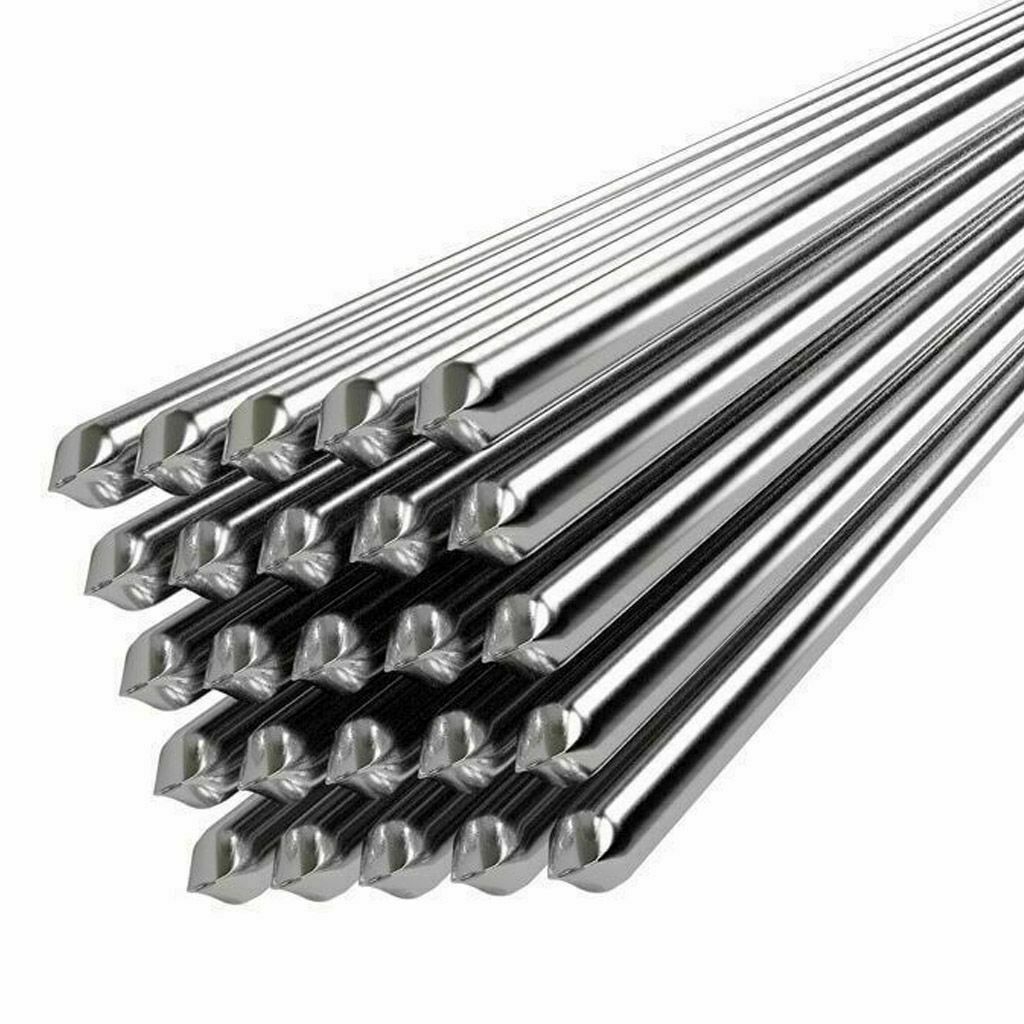 100Pcs Aluminium Oplossing Lassen Flux-Gevulde Staven Draad Solderen Staaf 1.6Mm X 50Cm Oplossing Lassen Flux-Gevulde Staven Metaalbewerking