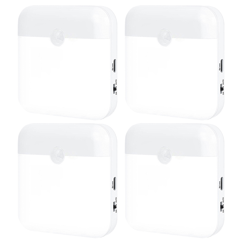 Menselijk lichaam inductie nachtlampje voor slaapkamer keuken gang spaarlamp voor cadeau kamperen zomerfeest home deco: Cold White