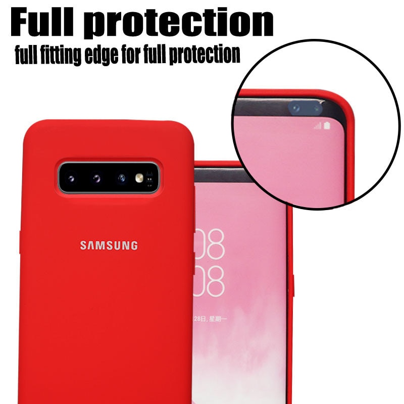 Samsung S10 Case Original Style Samsung Galaxy S10 S10+ S10e S10 Plus case Silicone Bottom Closed soft case Samsung S10 Cover