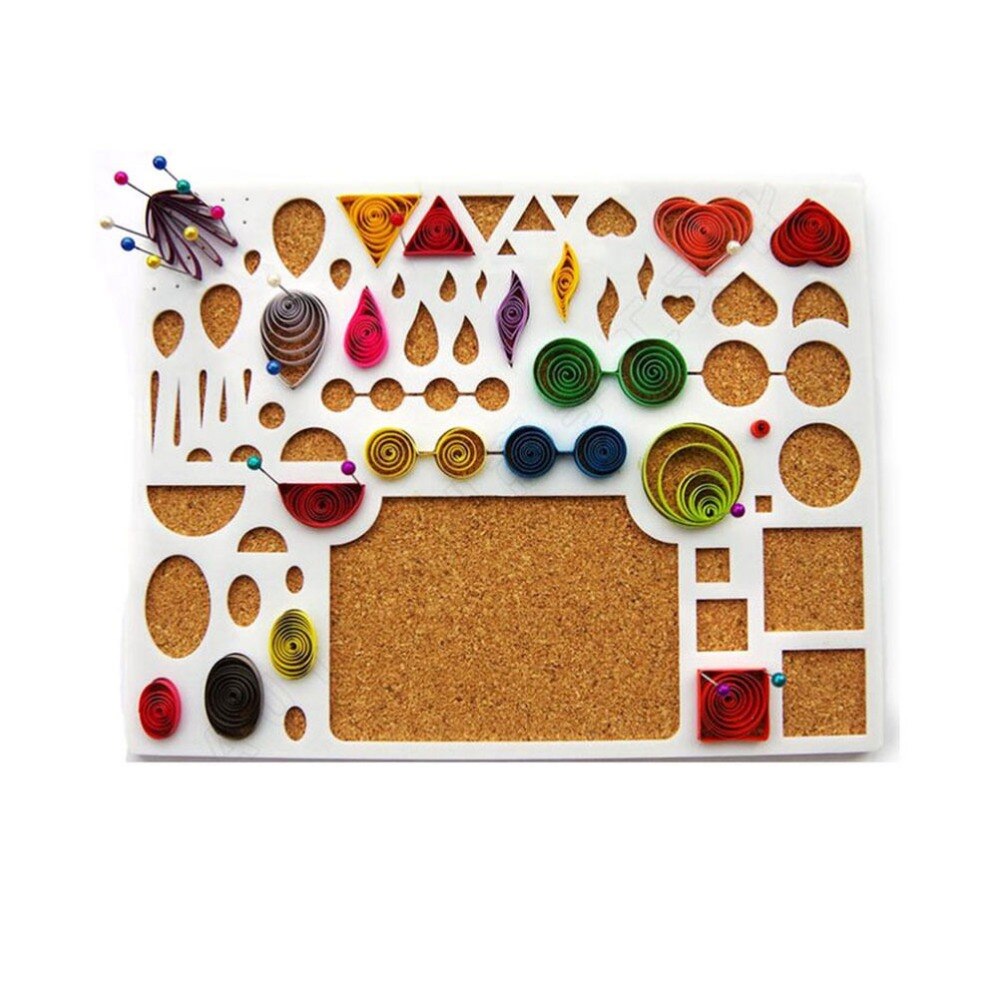 1Pcs Quilling Board Cork Board Template Paper Quilling Tool Paper-scrolling Filigree Mosaic Quilling DIY Craft Paper Tool