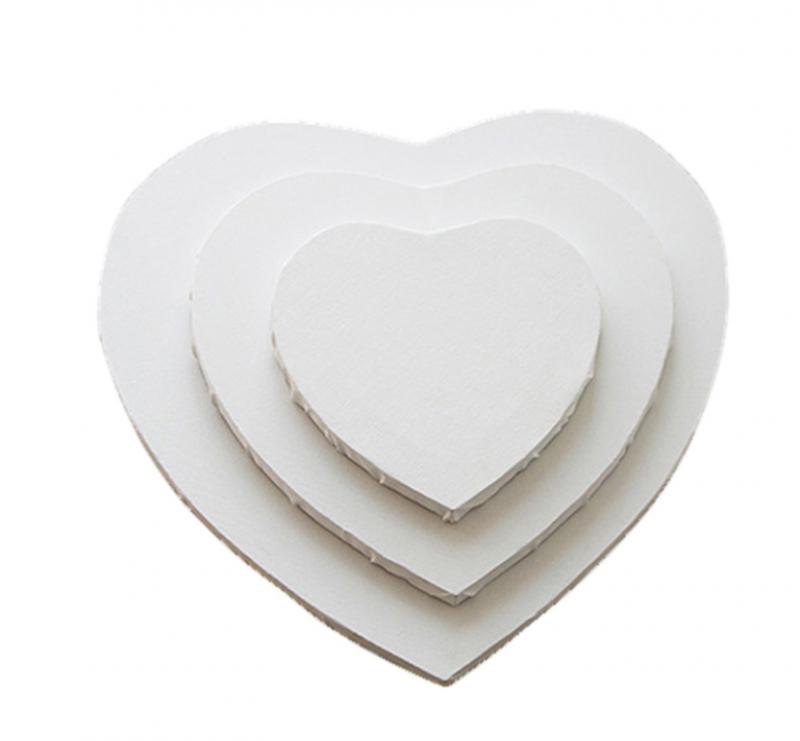 Herz Holz Box Gerahmte Blank Gestreckt Kunst Leinwand Acryl Öl Malen Board