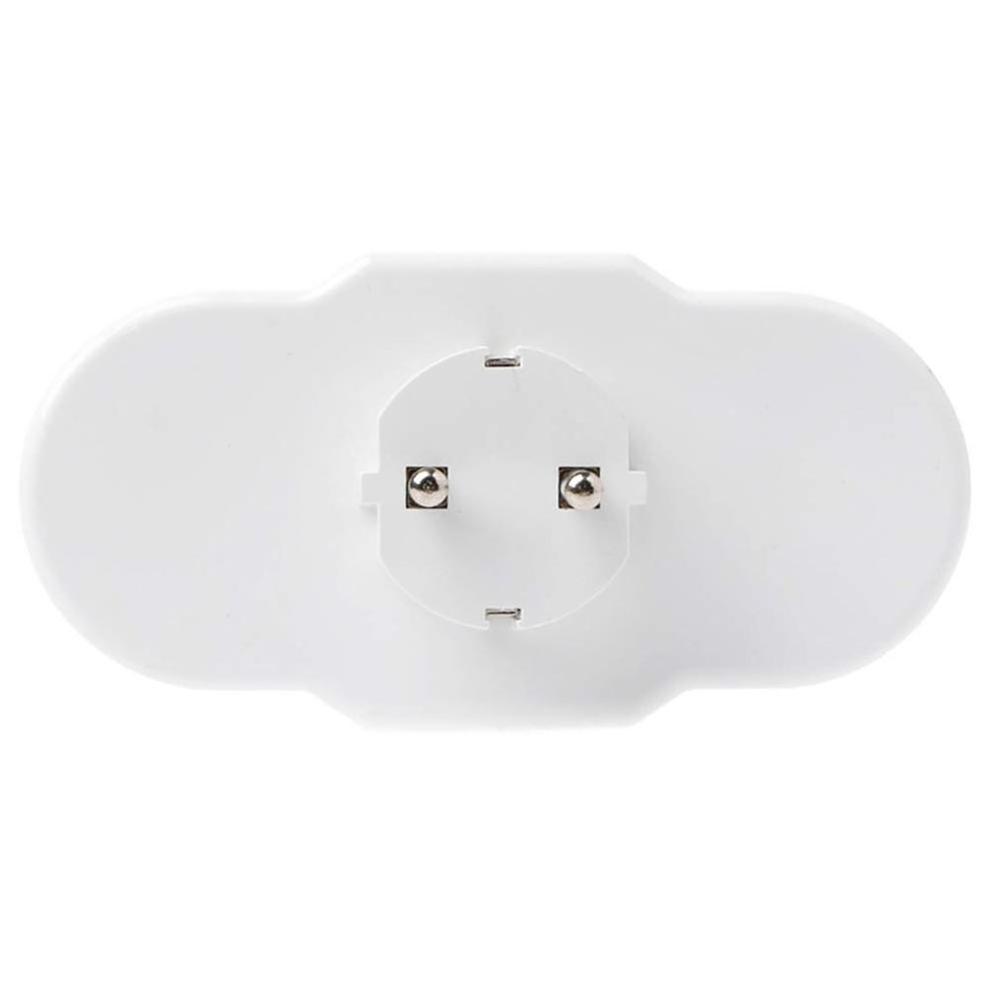 Triple Plug Protective Contact Multiple Plug Power Distribution Adapter EU to Russian Conversion Socket Plug