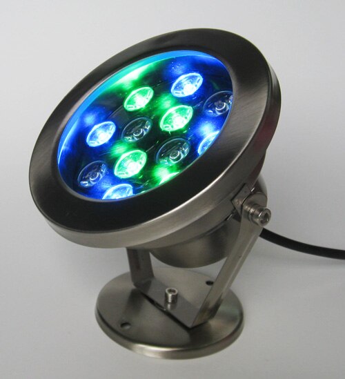 CE,IP68,stainless steel,12W LED spotlight, LED outdoor light,LED projector light,12X1W,12V DC IP68,DS-10-12-12W