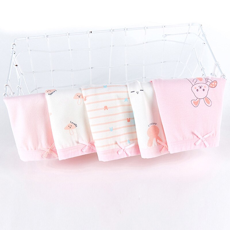 girl baby boxer short briefs panties kids students children teenagers underwear 1-8y 5pcs/lot