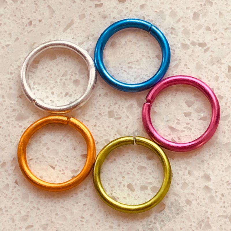 100 Pcs Mix Color Bird Foot Ring Species Identify Dove Bands Training Rings Pet