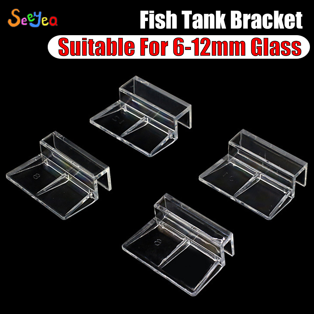 Soporte de tapa de acrílico para acuario, Clip para tapa superior de Acuario, estante de soporte, suministros para pecera