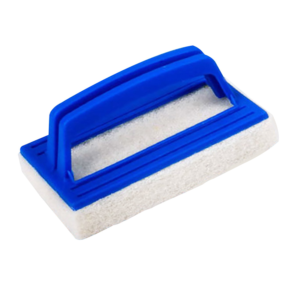 Brosse de nettoyage pour piscine | Portable avec poignée suspendue pour baignoire Spa brosse de nettoyage douce, évier de piscine Non tissée outil mural pour épurateur rectangulaire