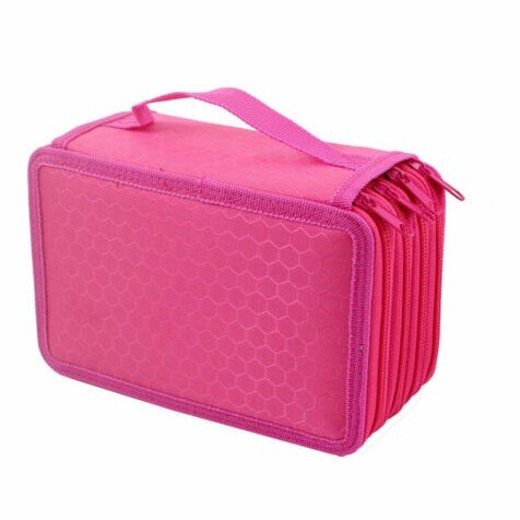 Hoge Capaciteit Doos Stationaire Pen Bag Make Opbergtas Pen Etui 72 Potlood Case Bag Organizer Pouch Case tas: D