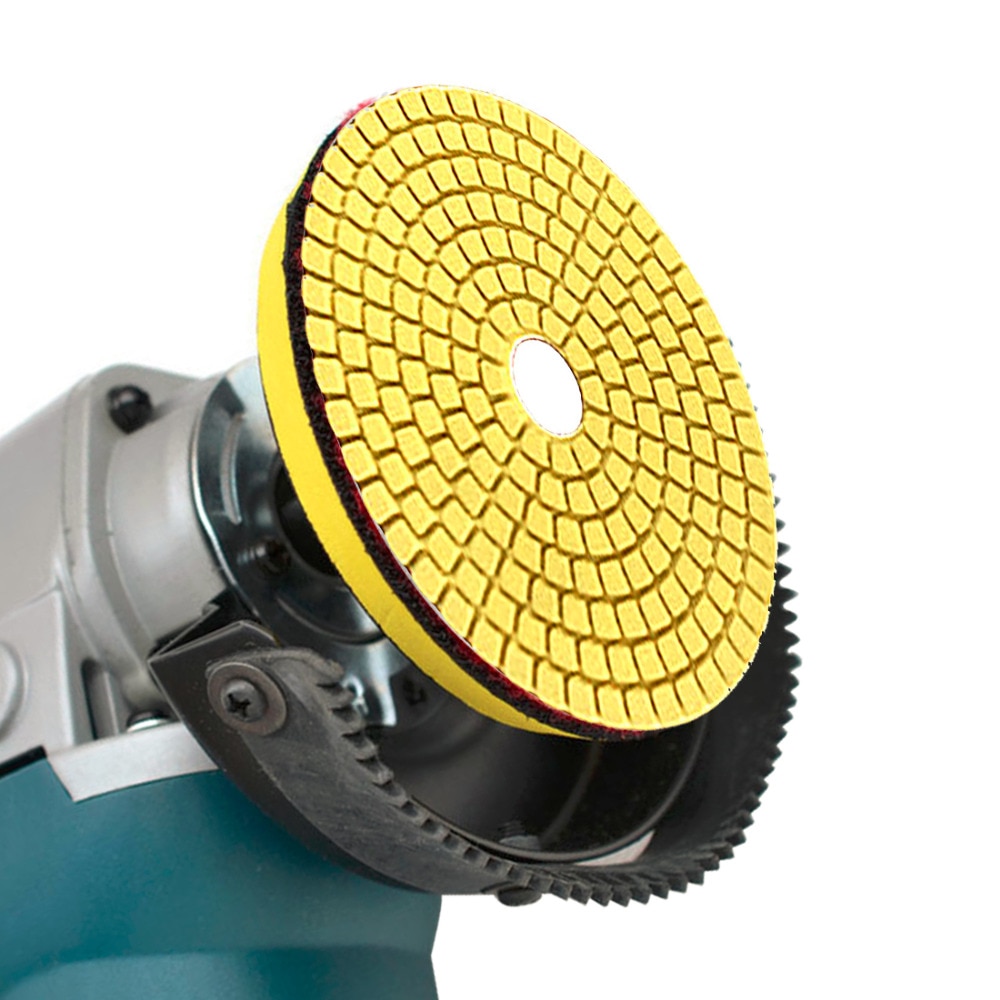 4" Wet Diamond Grinding Disc Rotary Abrasive Tool Sanding Disc Polishing Wheel Pad Concrete Stone Circular Sandpaper