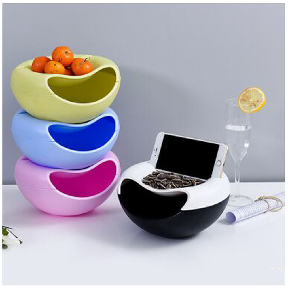Shape Bowl Perfect For Seeds Nuts And Dry Fruits Storage Box Fruits Storage Box Garbage Holder Boite de rangement
