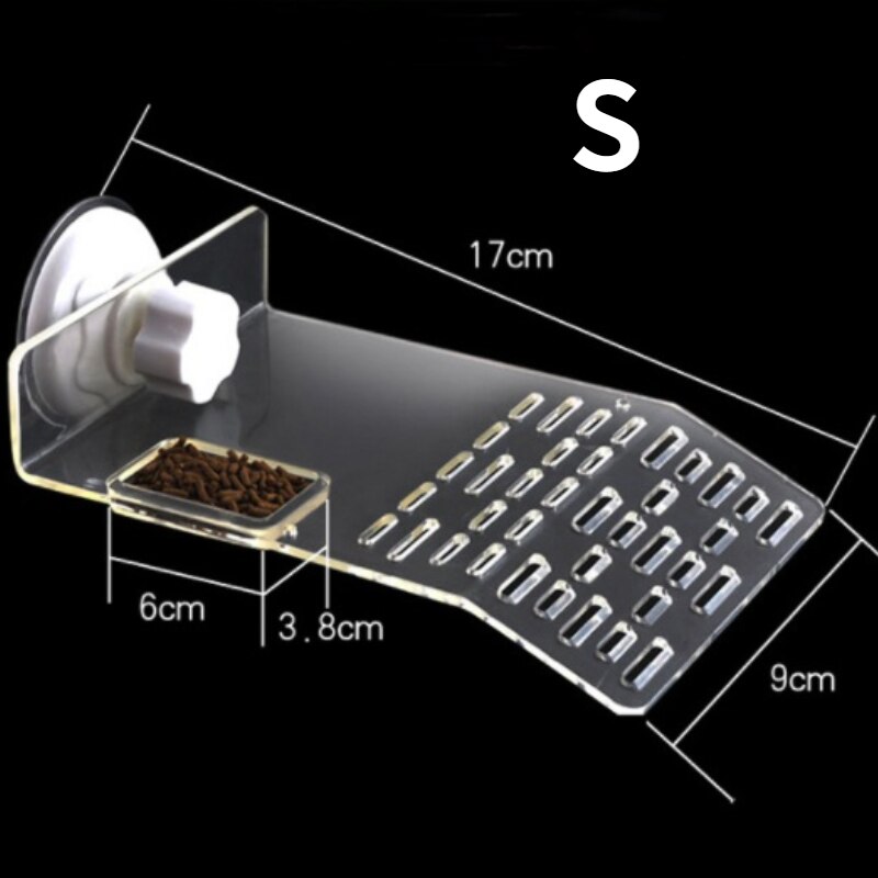 Brygge soler seg plattform hylle rampetrinn landing akvarium dekor s / m / l skilpadde brygge til akvarium fisk tankskip reptil forsyninger: S