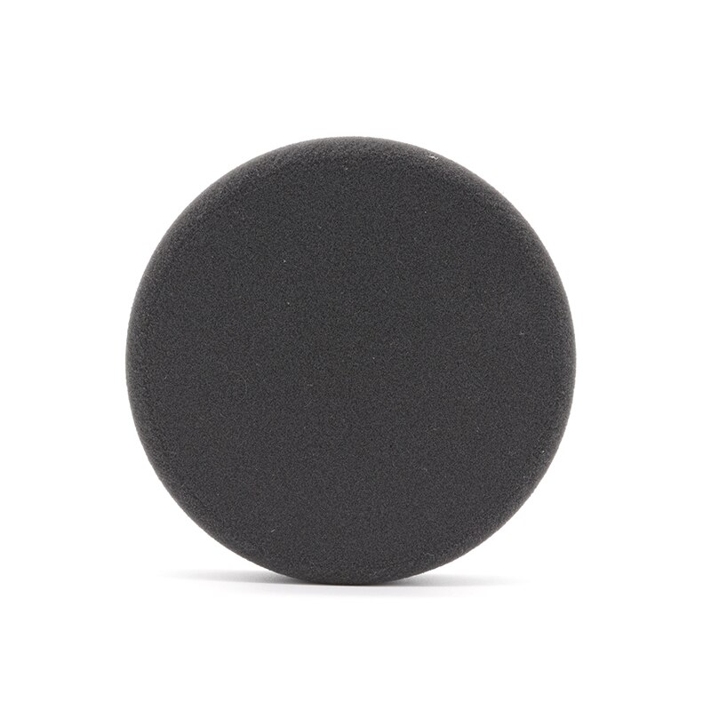 Almohadillas planas para pulir discos, esponja de pulido, 6 pulgadas, para pulidora de coche, accesorios para automóviles: Negro