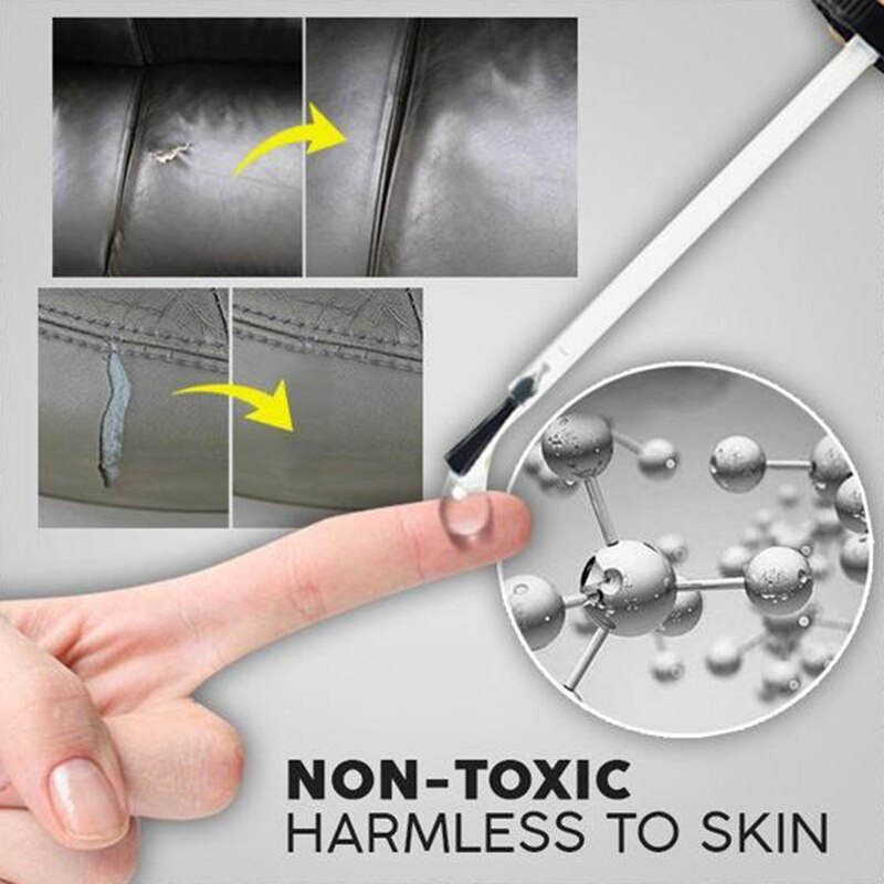 1pc Leather Vinyl Repair Paste Filler Cream Putty for Car Seat Sofa Holes Scratches Leather Repair Tool Restoration