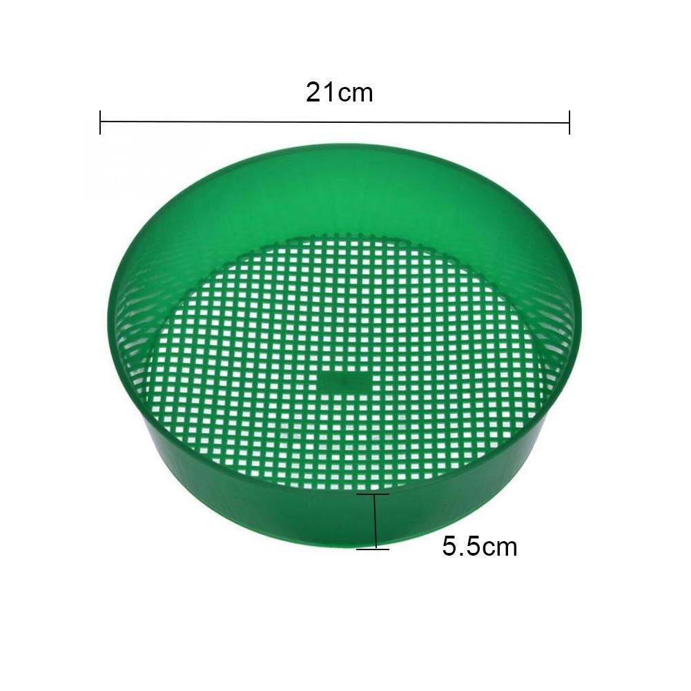 Plast havesi gåde grøn til kompost jord sten fra mesh filtreringsjord stor kvist jord si og haveredskab s  e3 x 3