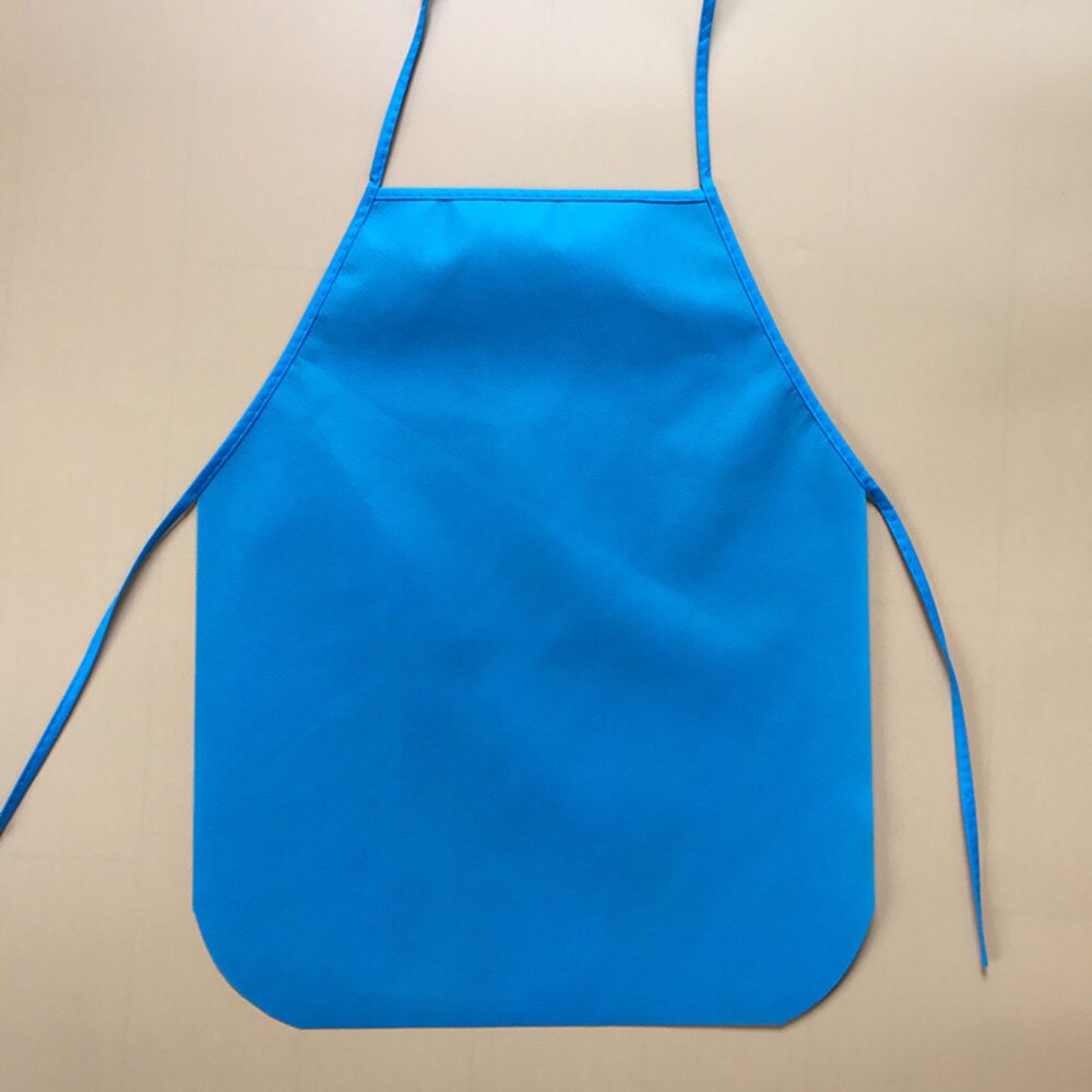 Delantal de manga para niños, gorro de bolsillo para guardería, cocina, pintura para hornear, bebida, comida, insignia, de logotipo